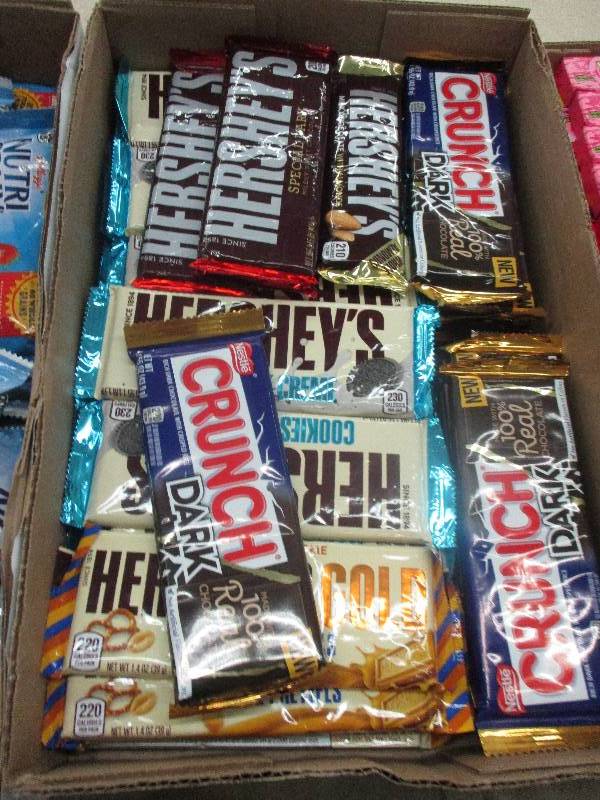 48 assorted hershey bars