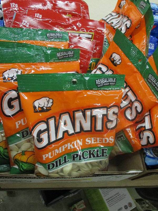 14 bags dill pickle pumpkin seeds