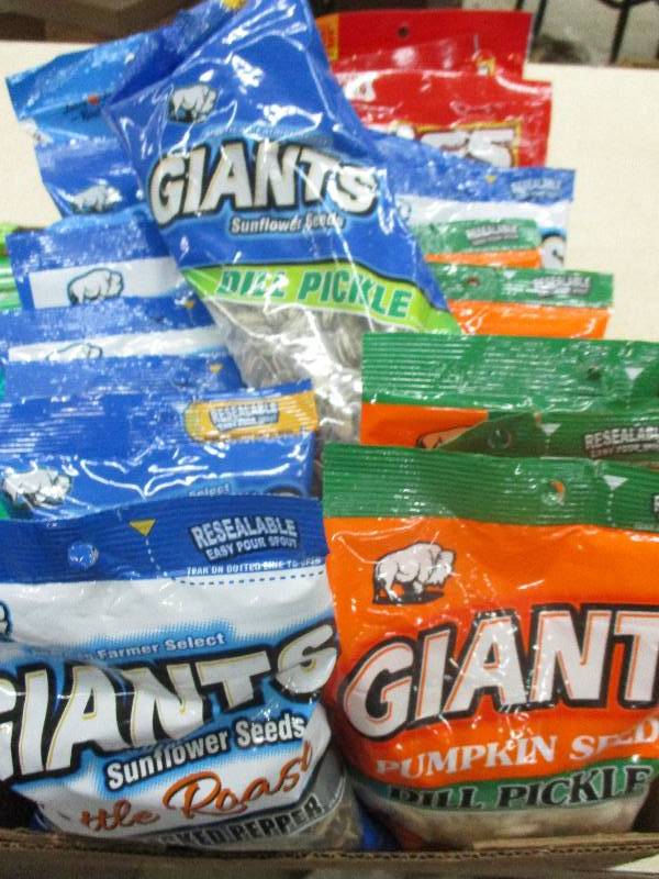 19 packages bags of sunflower seeds