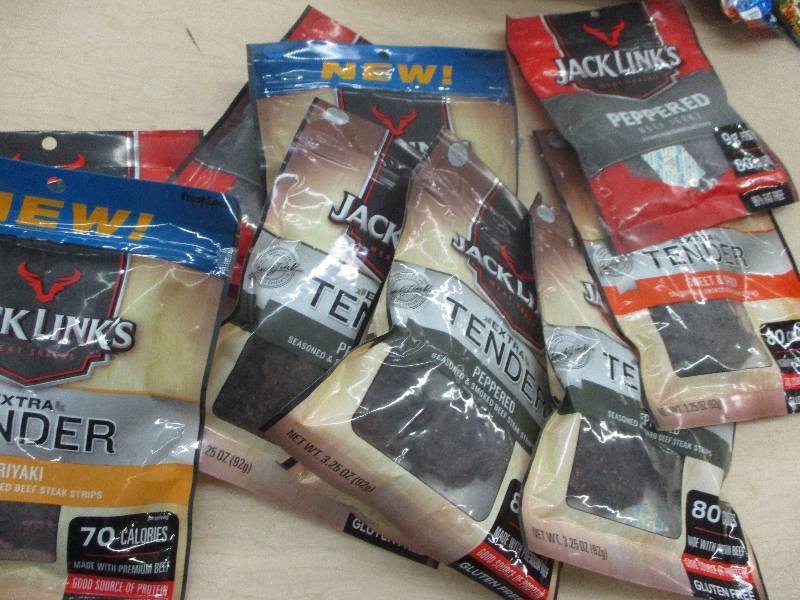 10 bags beef jerky