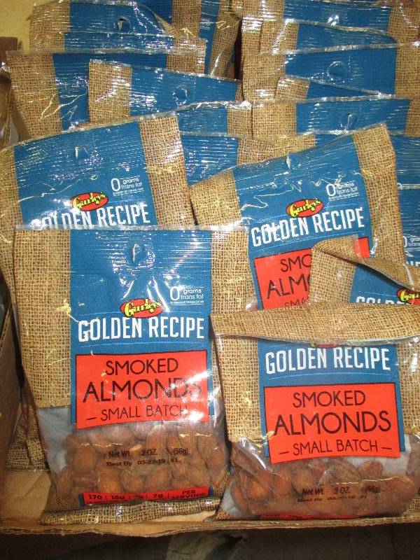 36 bags smoked almonds