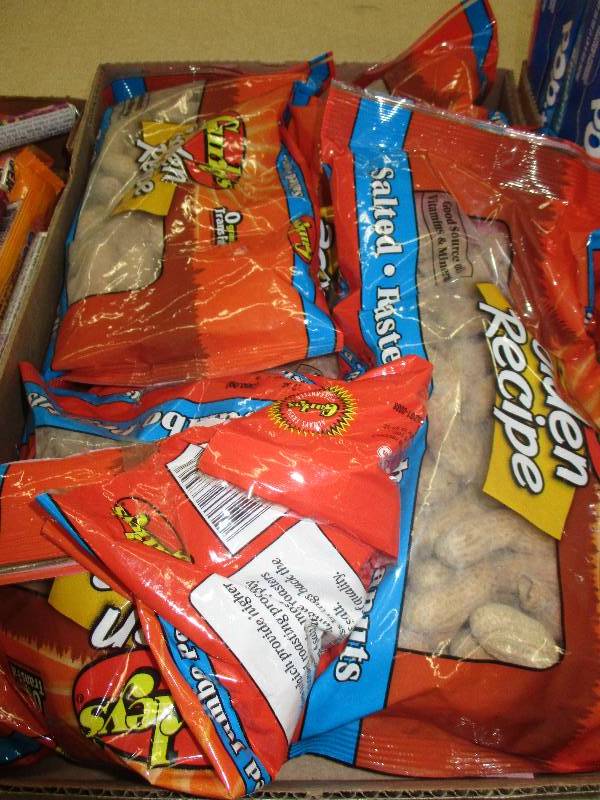 5 bags peanuts