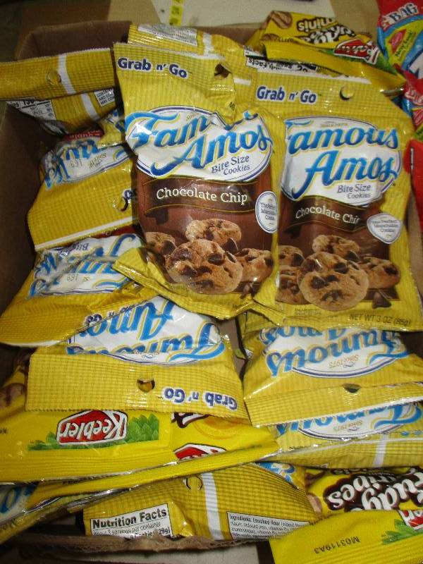 21 packages famous amos cookies