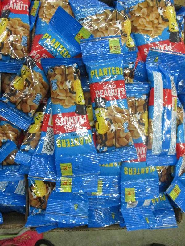 42 bags planters peanuts
