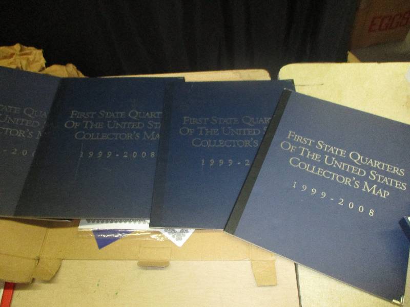 4  1999-2008 coin holders for state quarters
