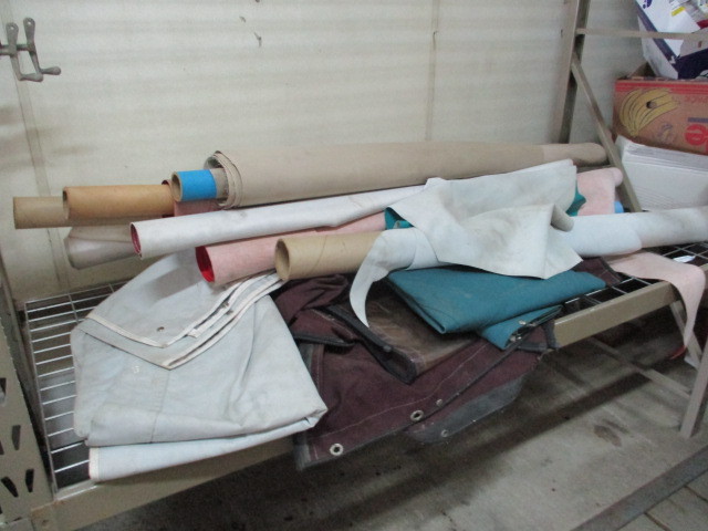 lot 29 image: Boat Bimini Covers  seat material