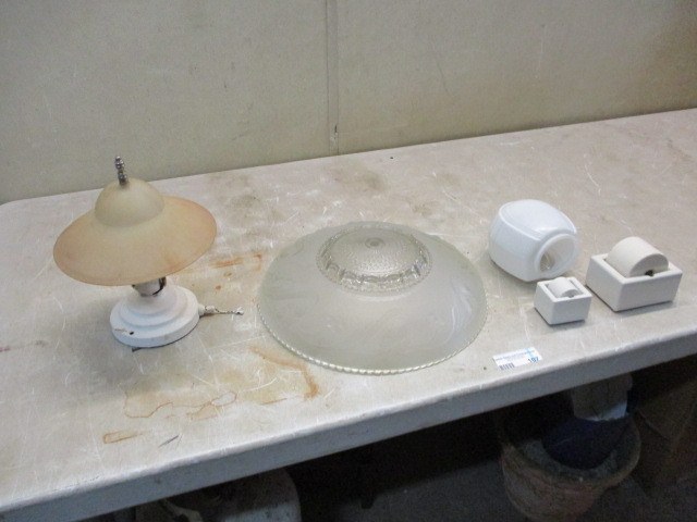 lot 107 image: Antique Light Fixtures