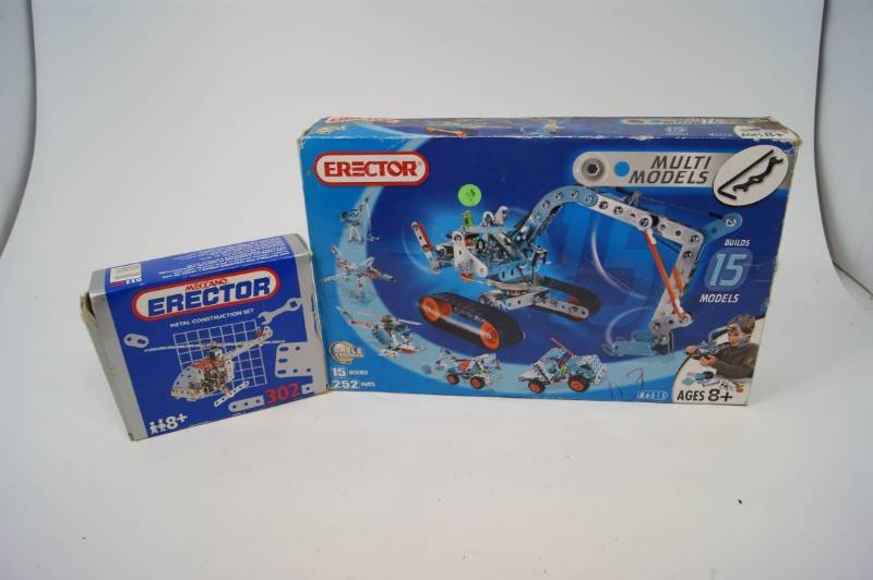lot 65 image: 2 Erector Metal Build Sets