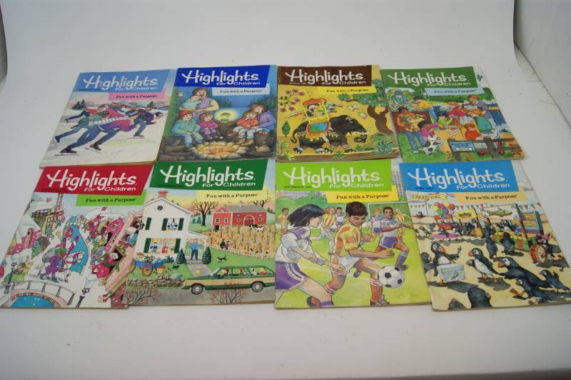 lot 86 image: 8 Highlights for Children Books