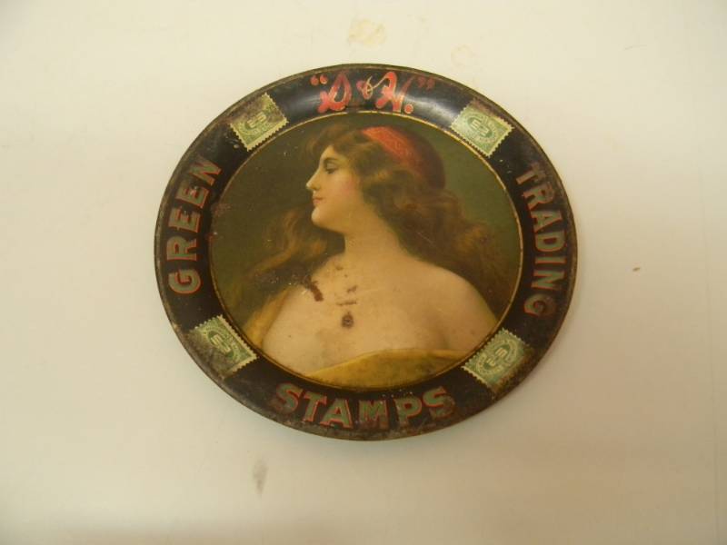 lot 8 image: VINTAGE S & H GREEN TRADING STAMPS TIP TRAY - GREAT COLLECTIBLE - SEE PICTURES