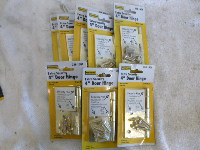 lot 66 image: 8 Project Pro Extra Security 4 Door Hinges