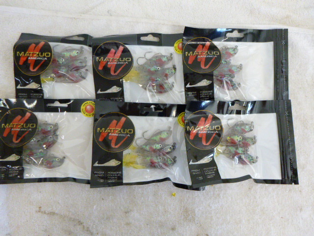 lot 97 image: 6 Packs of Matzuo Prism Shads