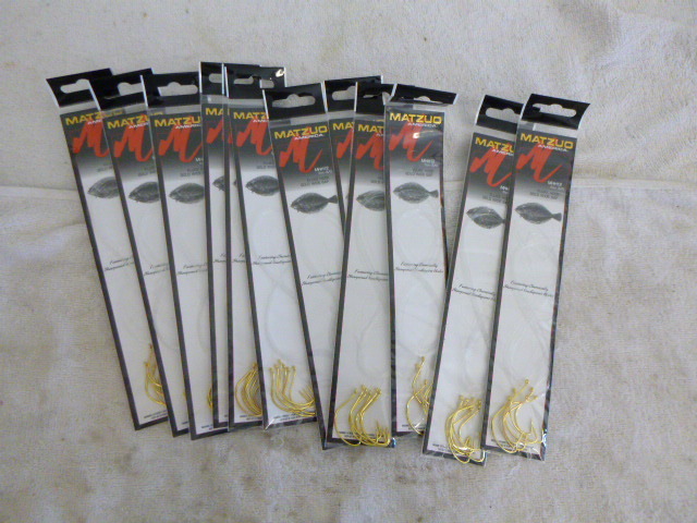 lot 98 image: 12 Packs of Matzuo Fluke Hooks