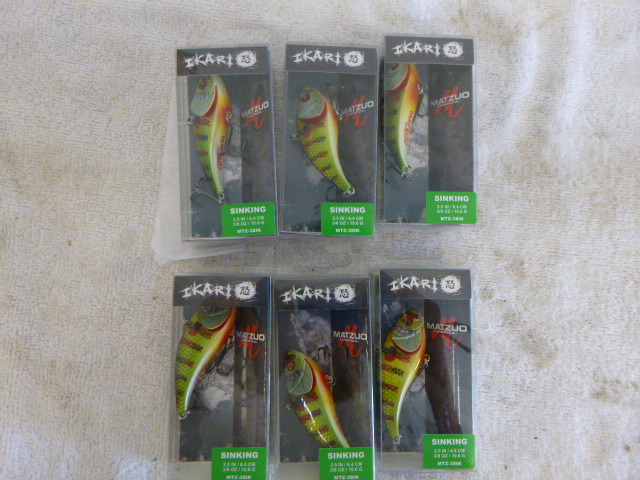 lot 101 image: 6 Ikara Sinkers