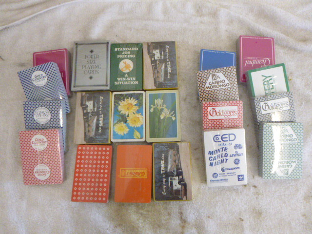 lot 109 image: 21 Decks of Playing Cards