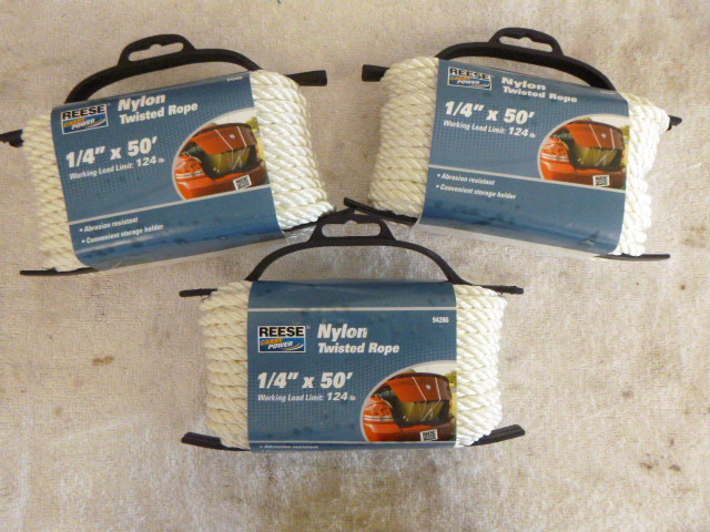 lot 111 image: 3 Spools of Reese Nylon Twisted Rope