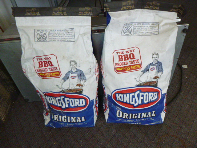lot 129 image: 2 Bags of Kingsford Charcoal