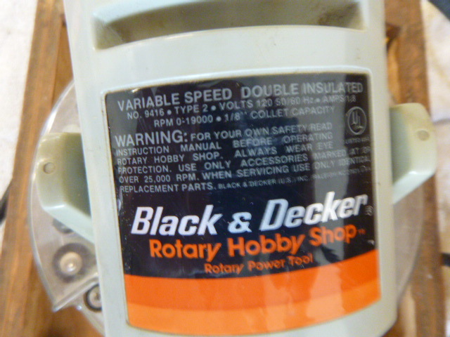 Black Decker Rotary Hobby Shop Northstar Kimball August