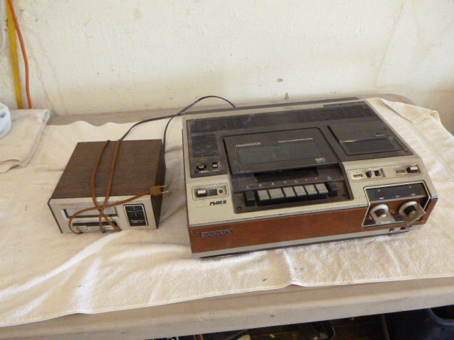 lot 170 image: Eight-Track Stereo Deck and Video Cassette Recorder