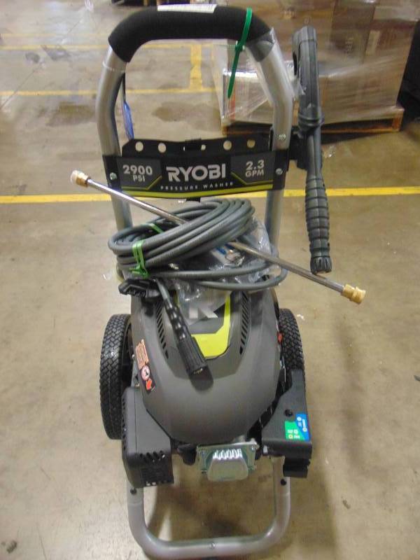 lot 42 image: Ryobi 2,900-PSI 2.3-GPM Gas Pressure Washer RY802900