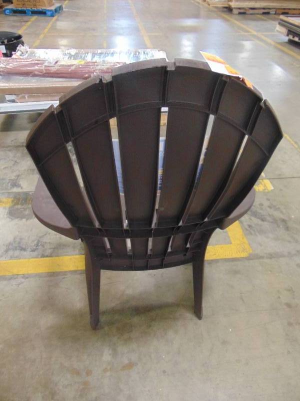 lot 47 image: Adams Mfg Corp Stackable Resin Adirondack Chair 8371-60-4201