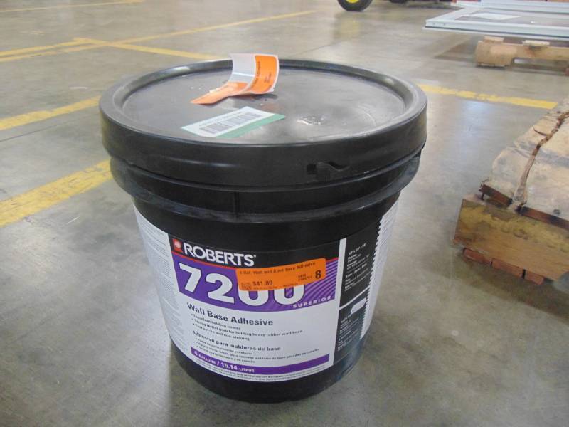 lot 76 image: Roberts 4 Gal. Wall and Cove Base Adhesive 7200-4