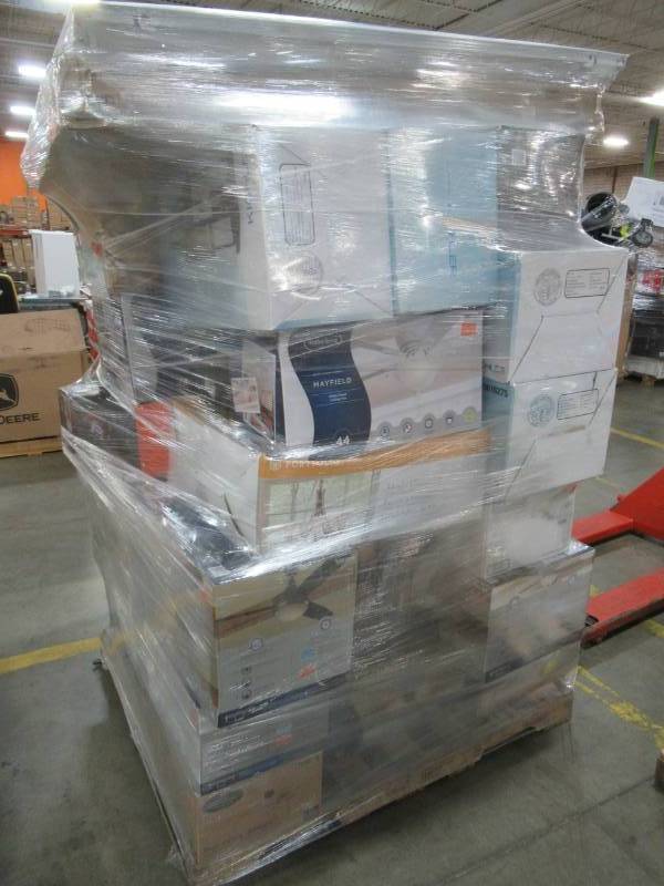 lot 357 image: WHOLESALE MIXED PALLET OF RETURNS - CEILING FANS AND LIGHTING