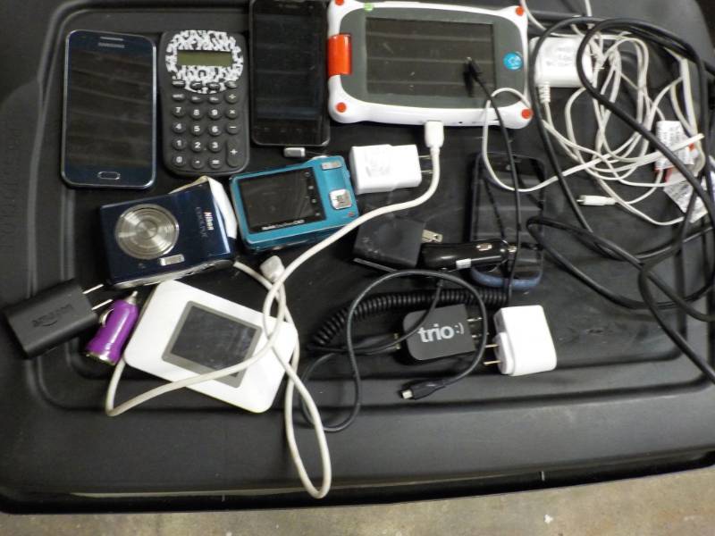lot 2 image: Phones, Cameras, Chargers, Games, a...