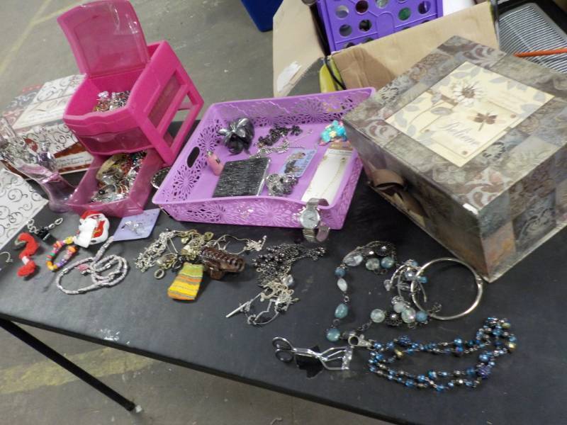 lot 13 image: Jewelry and Boxes- all pictured , h...