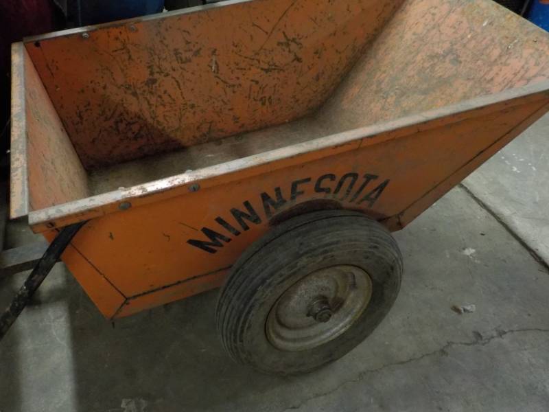 lot 37 image: Metal 2 Wheel Cart 24 x 41...