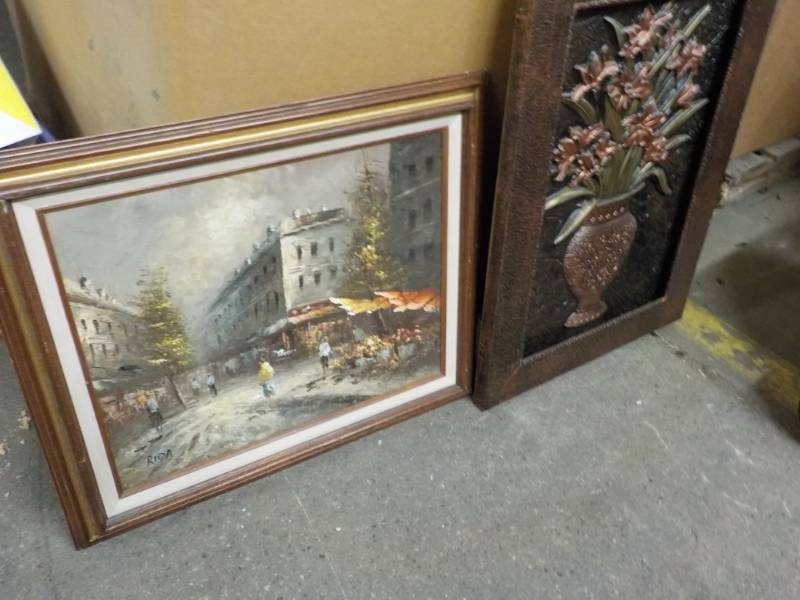 lot 50 image: Home Dcor 26 x 21 and 20 x 28...