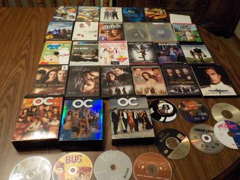 lot 23 image: DVDs and The OC Series...
