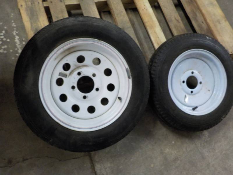 lot 55 image: 2 Tires LTE3000 and 4.80-12 both wi...