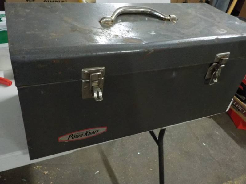 lot 91 image: Metal Tool Box with Contents...