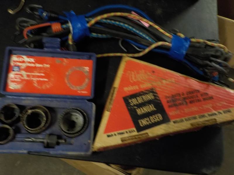 lot 118 image: 17 Bungee Cords, Saw Set and Solder...