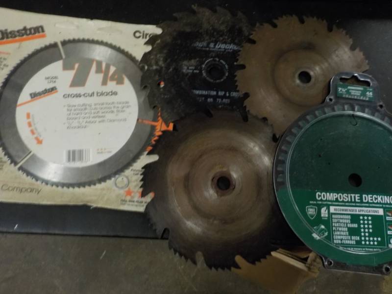 lot 119 image: Saw Blades...