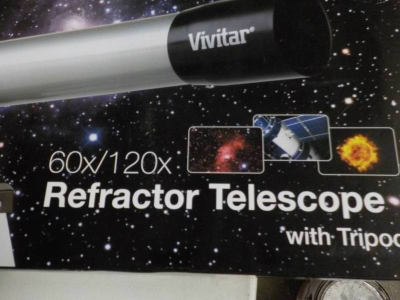 lot 167 image: Vivitar Refractor Telescope...