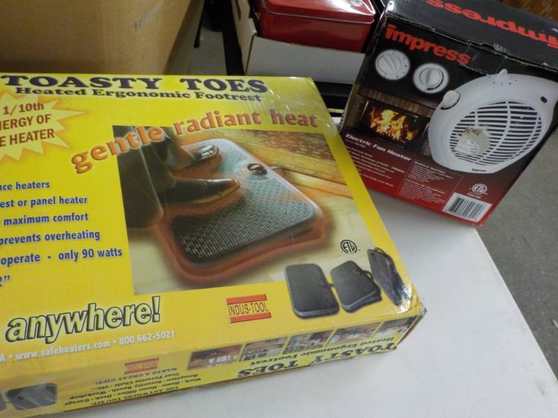 lot 174 image: Toasty Toes and Impress Heaters...