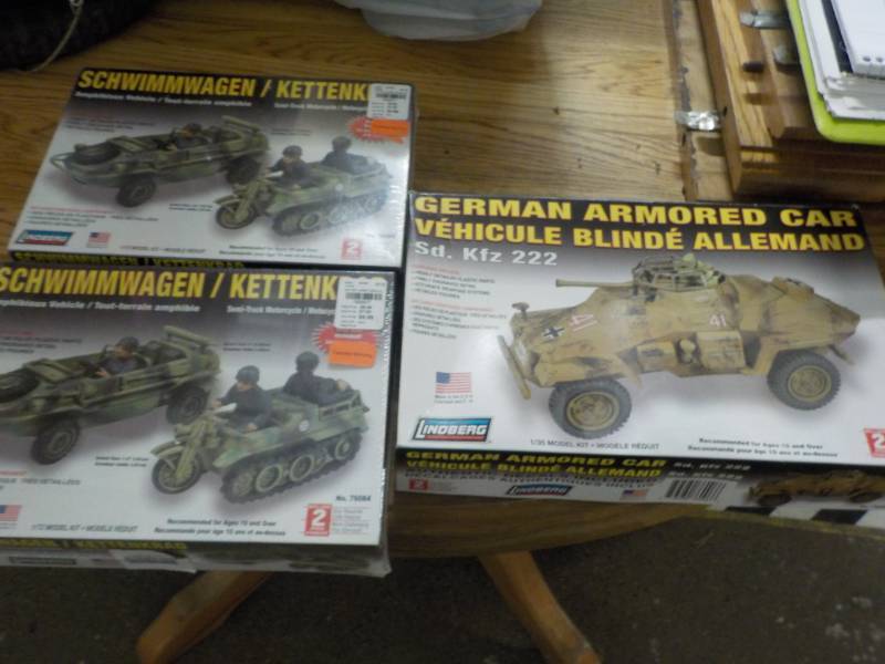 lot 209 image: German Vehicle Kits...