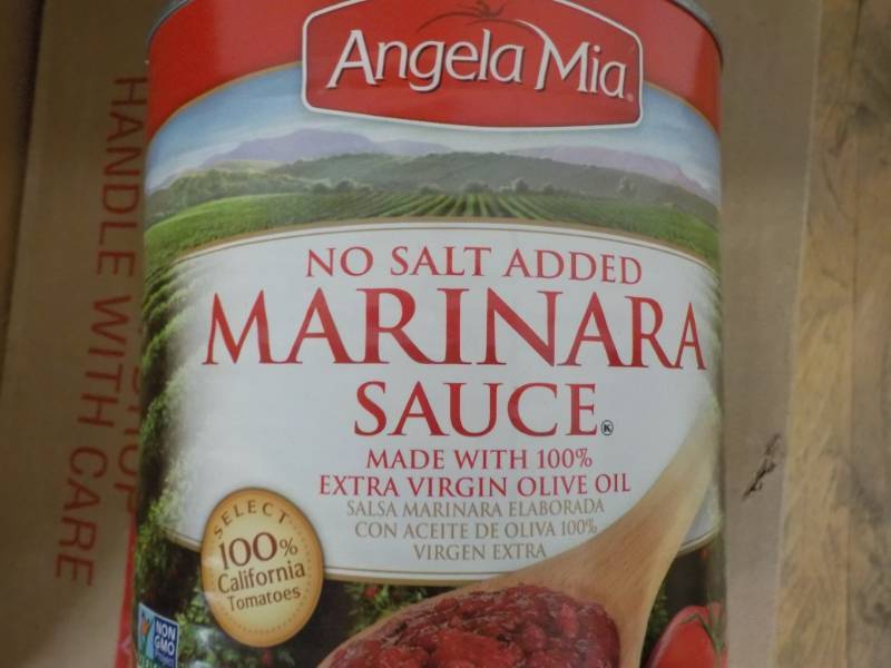 lot 229 image: 3 Cans Angela Mia Marinara Sauce 6 ...
