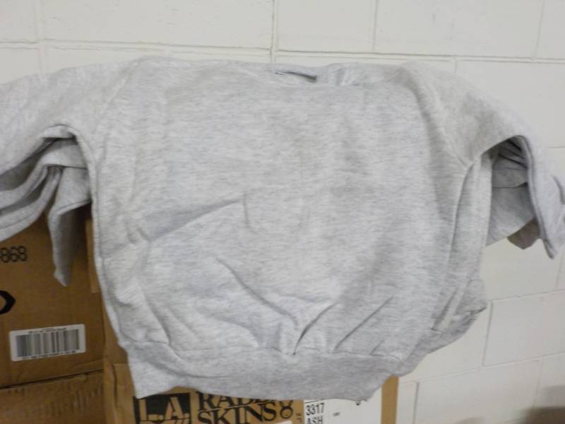 lot 239 image: 36 Size 3 Long Sleeve Sweatshirts...