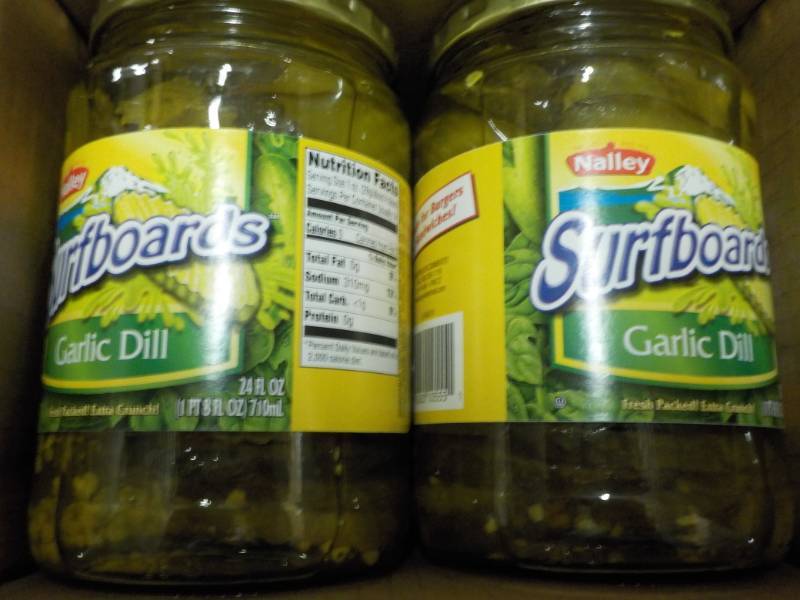 lot 243 image: 6 - 24 oz Jars Nalley Surfboards Ga...