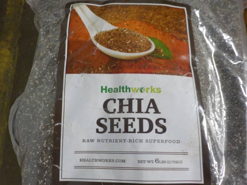 lot 249 image: Large Bag Chia Seeds past date...
