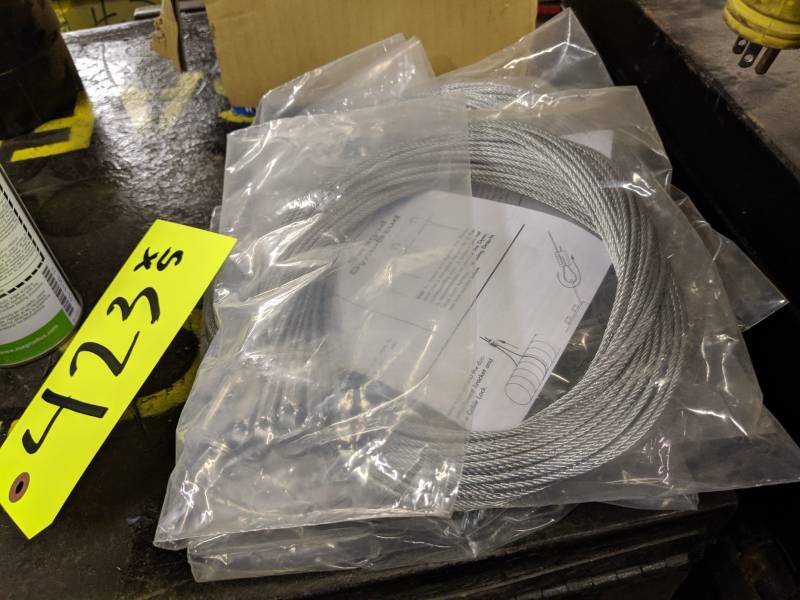 lot 423 image: Lot of (5) DuroDyne Dyna-Tite Duct Hanging Hardware 90-Degree 14 Eyelet 10ft.