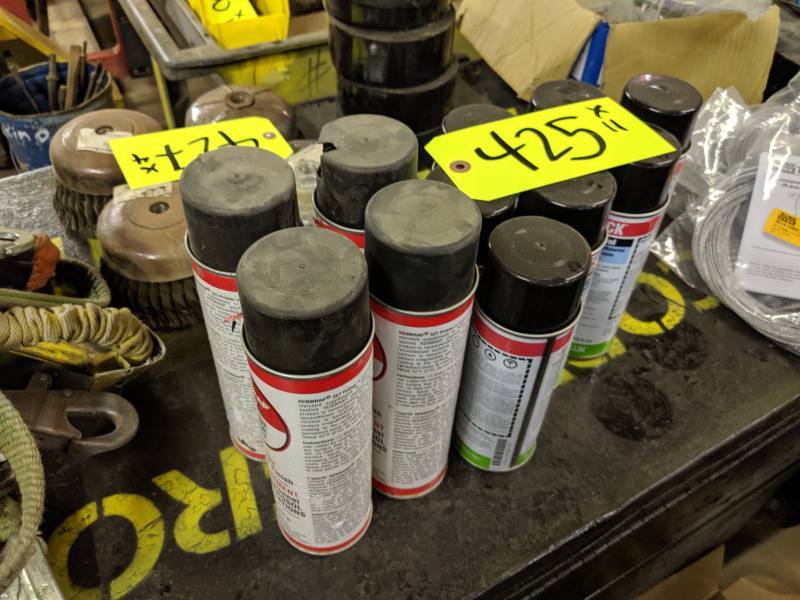 lot 425 image: Lot of (11) Renwrap 327 Pipeline Primer Spray, Spotcheck SKC-S Aerosol