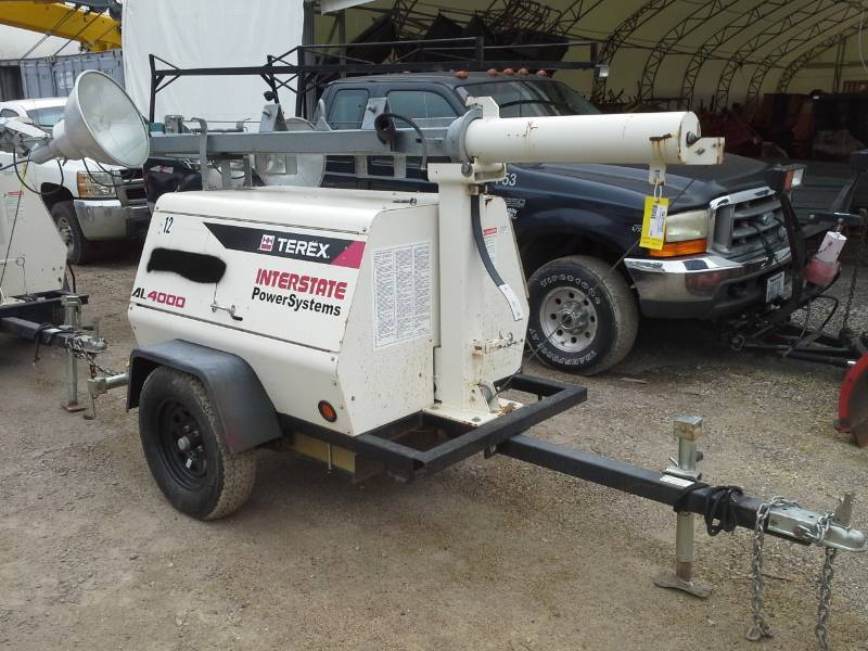lot 104 image: 2012 Terex AL-4000 with Single Axle Trailer