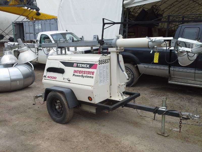 lot 105 image: 2012 Terex AL-4000 with Single Axle Trailer