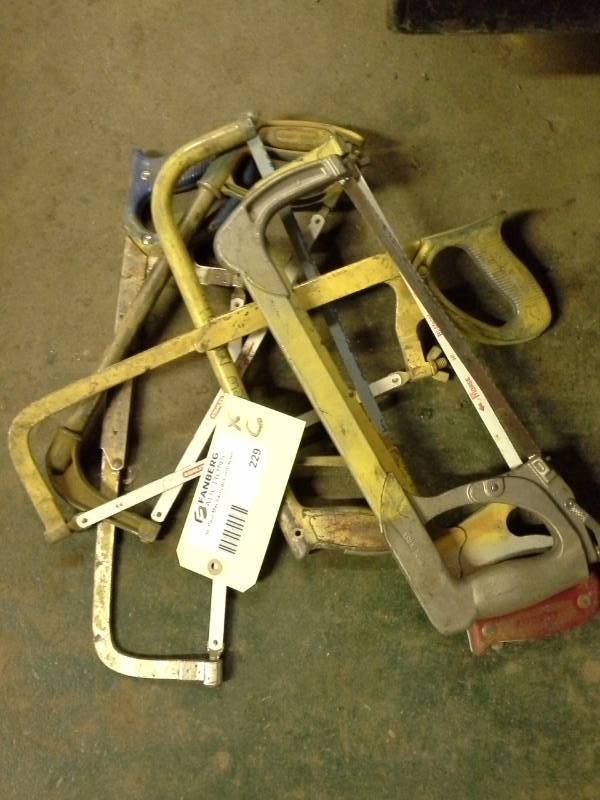 lot 229 image: Lot of (6) Hacksaws