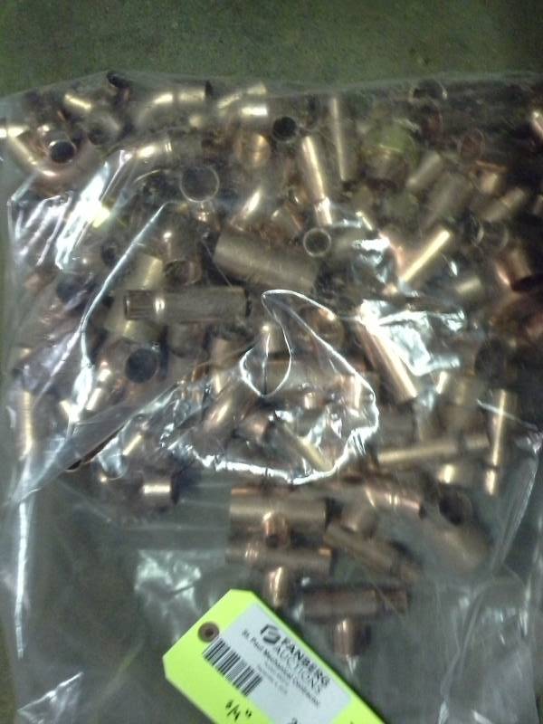 lot 234 image: 34in. Brass Pipe Fittings