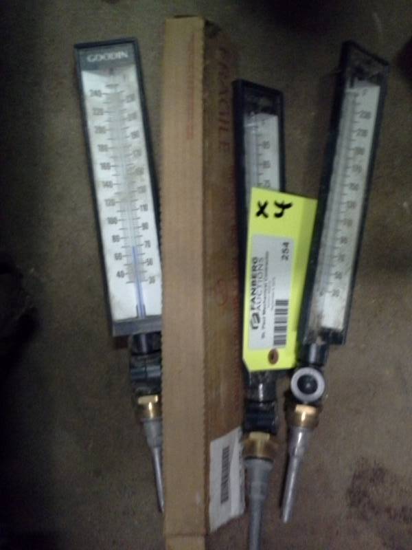 lot 254 image: Lot of (4) Goodin Commercial Thermometers